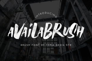 Availabrush: A Bold Display Font for Creative Projects