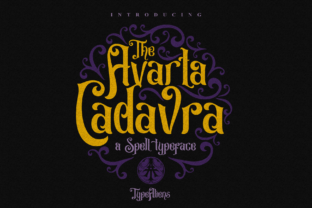 Avarta Cadavra: A Magical Font for Digital Branding