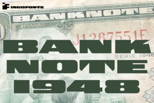 Banknote 1948: A Bold Display Font for Small Business Branding