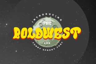 Boldwest: A Playful Display Font for Bold Campaigns
