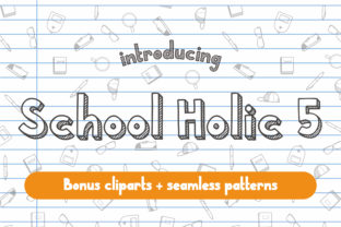 Branding with School Holic 5: A Playful Font for Creative Projects