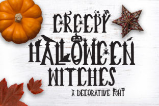 Creepy Halloween Witches: A Display Font for Spooky Campaigns