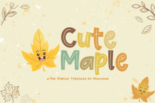 Cute Maple: A Versatile Display Font for Editorial Design