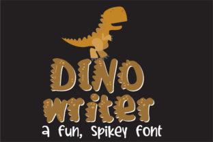 Dino Writer: A Whimsical Display Font for Digital Creatives