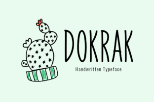 Dokrak: A Handwritten Font for Creative Crafters