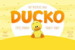 Ducko: A Playful Display Font for Branding Projects