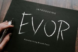 Evor: A Bold Display Font for Branding That Stands Out