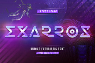 Exarros: A Sci-Fi Font That Elevates Handmade Creations