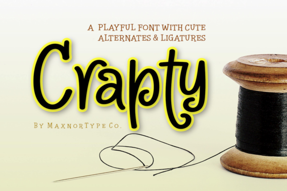 Font Choice That Speaks Volumes: Crapty for Editorial Design