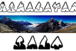 Himalayan Salt Font for Winter-Themed Design