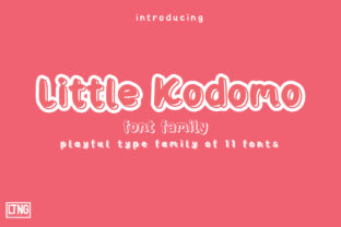 Little Kodomo Playful Type Family for Editorial Design
