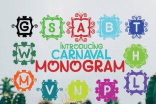 Monogram Carnaval Font for Professional Branding