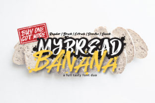 MyBread Banana Duo: A Whimsical Display Font for Bold Campaigns