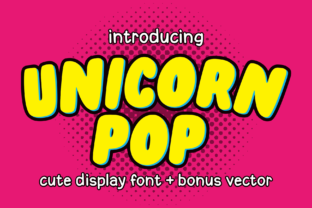 Unicorn Pop Font for Web Design and Branding