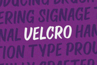 Velcro: A Playful Display Font for Digital Design