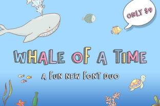 Whale of a Time: A Playful Font Duo for Editorial Design